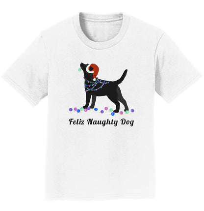 Feliz Naughty Dog Black Lab - Kids' Unisex T-Shirt