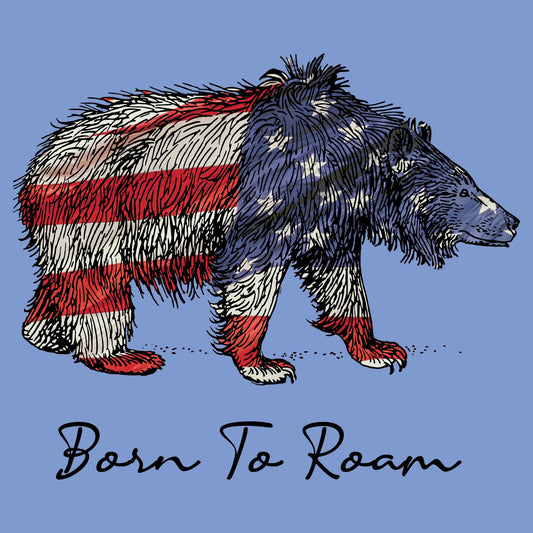 Bear Flag Overlay - Women's Tri-Blend T-Shirt