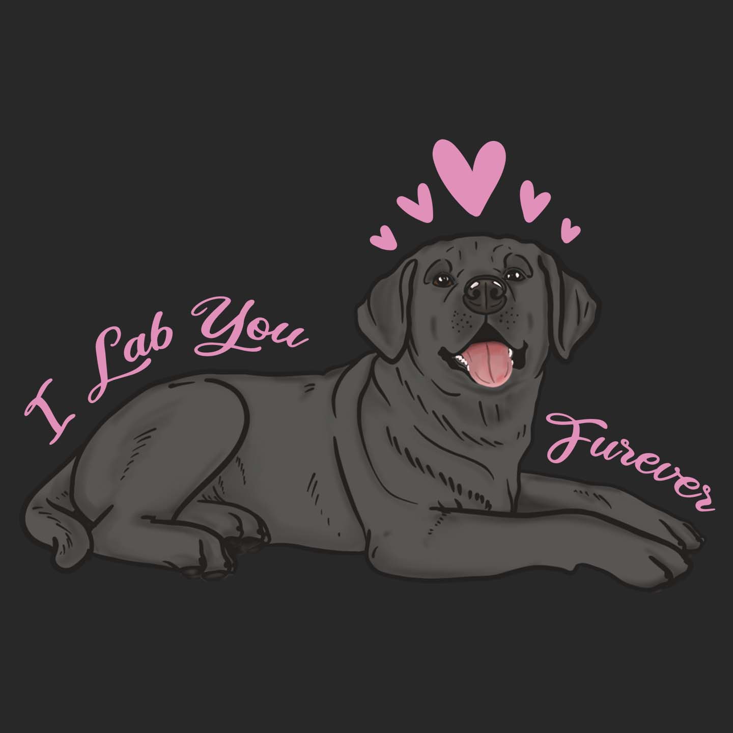 Black Lab You Forever - Kids' Unisex T-Shirt