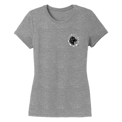 LRC Left Chest Black & White Logo - Women's Tri-Blend T-Shirt