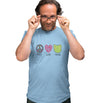 Peace Love Frogs - Adult Unisex T-Shirt