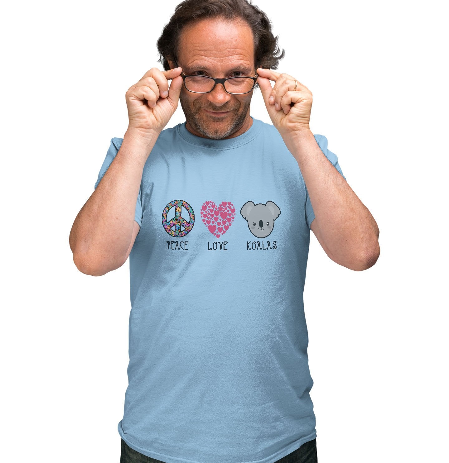 Peace Love Koala - Adult Unisex T-Shirt