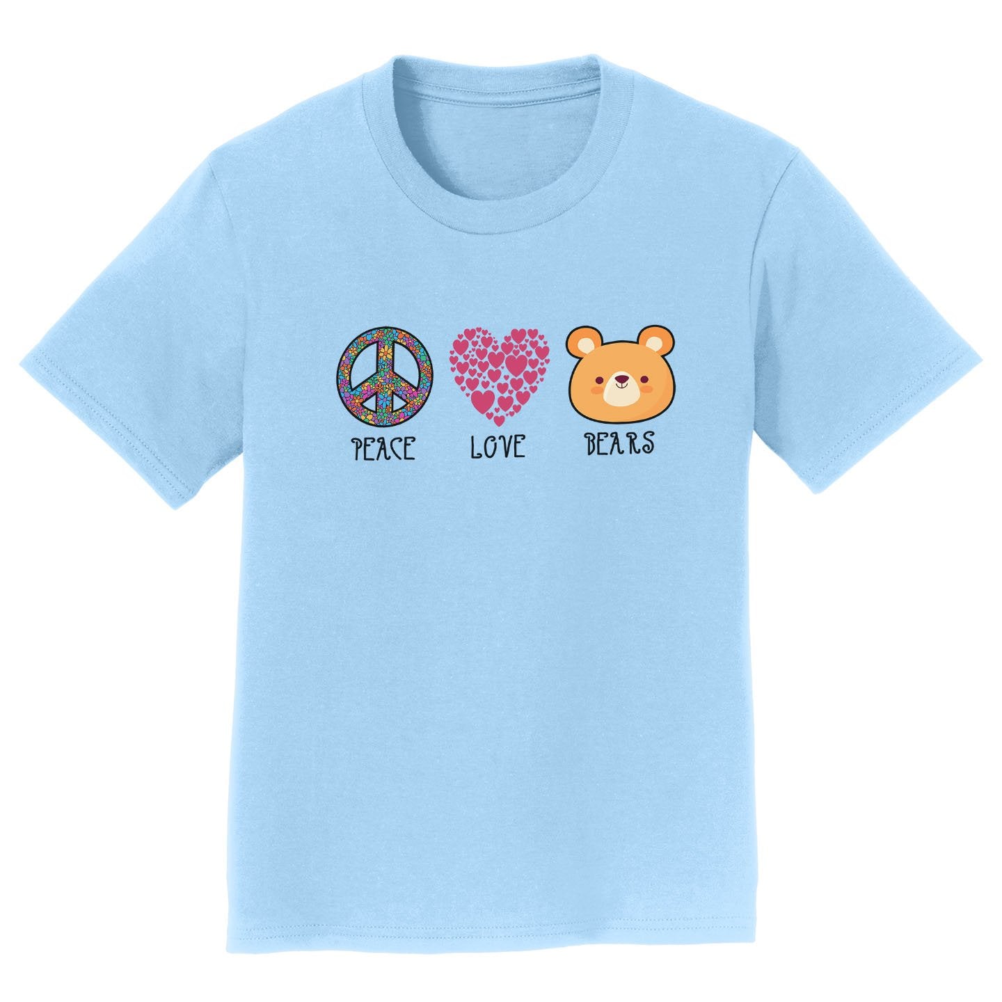 Peace Love Bears - Kids' Unisex T-Shirt