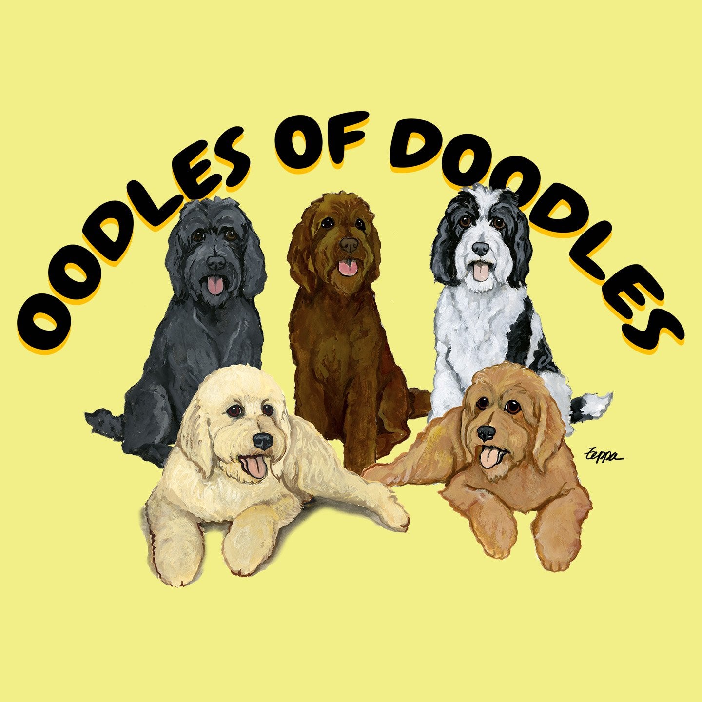 Oodles of Doodles - Women's Fitted T-Shirt