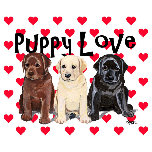 Puppy Love - Women's Fitted T-Shirt